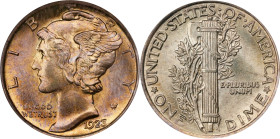 1923 Mercury Dime. MS-66 FB (PCGS). OGH Generation 3.1.
PCGS# 4939. NGC ID: 23HG.

Estimate: $425