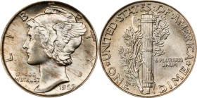 1929 Mercury Dime. MS-65 FB (PCGS). CAC. OGH Generation 3.0.
PCGS# 4973. NGC ID: 23J2.

Estimate: $275