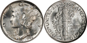 1929-D Mercury Dime. MS-65 FB (NGC). CAC. OH Generation 4.0.
PCGS# 4975. NGC ID: 23J3.

Estimate: $250