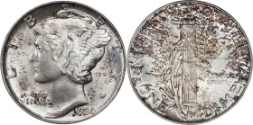 1930 Mercury Dime. MS-64 (PCGS). Gold CAC. OGH Generation 1.2 Rattler.
PCGS# 4978. NGC ID: 23J5.

Estimate: $150