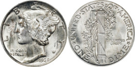 1935 Mercury Dime. MS-65 FB (PCGS). OGH Generation 1.2 Rattler.
PCGS# 4993. NGC ID: 23JC.

Estimate: $80