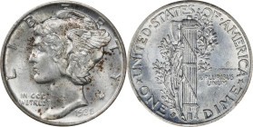 1935-S Mercury Dime. MS-65 FB (PCGS). OGH Generation 1.2 Rattler.
PCGS# 4997. NGC ID: 23JE.

Estimate: $350