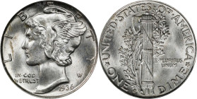1936-S Mercury Dime. MS-65 FB (PCGS). OGH Generation 2.2.
PCGS# 5003. NGC ID: 23JH.

Estimate: $100