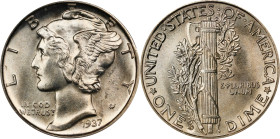 1937-D Mercury Dime. MS-65 FB (PCGS). CAC. OGH Generation 3.1.
PCGS# 5007. NGC ID: 23JK.

Estimate: $200