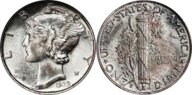 1939-S Mercury Dime. MS-66 FB (NGC). Gold CAC. OH Generation 5.0.
PCGS# 5021. NGC ID: 23JT.

Estimate: $1150