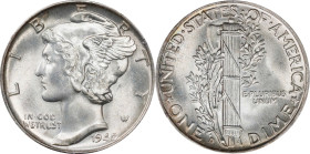 1940-D Mercury Dime. MS-65 FB (PCGS). CAC. OGH Generation 1.2 Rattler.
PCGS# 5025. NGC ID: 23JV.

Estimate: $120
