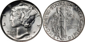 1940-S Mercury Dime. MS-66 FB (NGC). CAC. OH Generation 4.0.
PCGS# 5027. NGC ID: 23JW.

Estimate: $100