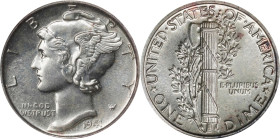 1941 Mercury Dime. Proof-66 (NGC). OH Generation 5.0.
PCGS# 5076. NGC ID: 27DM.

Estimate: $160