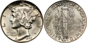 1941-S Mercury Dime. MS-66 FB (PCGS). OGH Generation 3.1.
PCGS# 5033. NGC ID: 23JZ.

Estimate: $85
