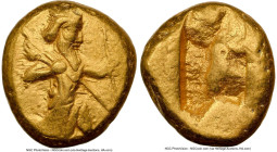 ACHAEMENID PERSIA. Xerxes I-Darius II (ca. 5th century BC). AV daric (15mm, 8.39 gm). NGC XF 4/5 - 3/5. Lydo-Milesian standard, Sardes, ca. 485-420 BC...