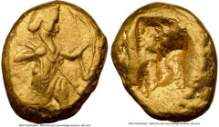 ACHAEMENID PERSIA. Xerxes I-Darius II (ca. 5th century BC). AV daric (16mm, 8.31 gm). NGC Choice VF 4/5 - 4/5. Lydo-Milesian standard, Sardes, ca. 485...