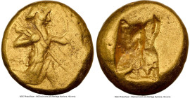 ACHAEMENID PERSIA. Xerxes I-Darius II (ca. 5th century BC). AV daric (14mm, 8.37 gm). NGC VF 4/5 - 4/5. Lydo-Milesian standard, Sardes, ca. 485-420 BC...