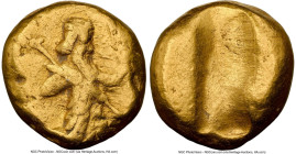 ACHAEMENID PERSIA. Xerxes I-Darius II (ca. 5th century BC). AV daric (14mm, 8.42 gm). NGC Choice Fine 4/5 - 3/5, brushed. Lydo-Milesian standard, Sard...