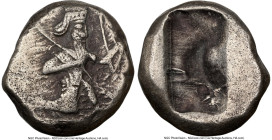 ACHAEMENID PERSIA. Xerxes I-Darius II (ca. 5th century BC). AR siglos (15mm). NGC Choice VF. Lydo-Milesian standard, Sardes, ca. 485-420 BC. Persian k...