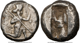 ACHAEMENID PERSIA. Xerxes I-Darius II (ca. 5th century BC). AR siglos (15mm). NGC Choice VF. Lydo-Milesian standard, Sardes, ca. 485-420 BC. Persian k...