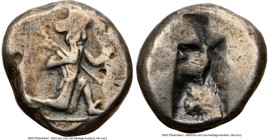 ACHAEMENID PERSIA. Xerxes I-Darius II (ca. 5th century BC). AR siglos (15mm). NGC Choice Fine, scratches. Lydo-Milesian standard, Sardes, ca. 485-420 ...