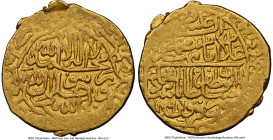 Safavid. Muhammad Khudabandah (AH 985-995 / AD 1578-1588) gold Mithqal AH 986 (AD 1578/1579) AU53 NGC, Qazwin mint, A-2616.1 (R). 4.62gm. Himself a po...