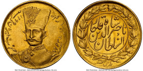 Qajar. Nasir al-Din Shah gold Toman AH 1299 (1882/1883) MS63 NGC, Tehran mint, KM933, Fr-62. HID09801242017 © 2024 Heritage Auctions | All Rights Rese...