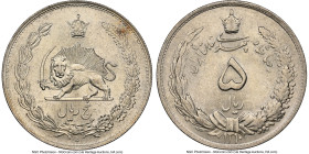 Pahlavi. Reza Shah 5 Rials SH 1310 (1931) MS64 NGC, Tehran mint, KM1131. From the L. William Libbert Collection HID09801242017 © 2024 Heritage Auction...
