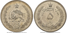 Pahlavi. Reza Shah 5 Rials SH 1311/0 (1932) MS63 NGC, Tehran mint, KM1131. From the L. William Libbert Collection HID09801242017 © 2024 Heritage Aucti...