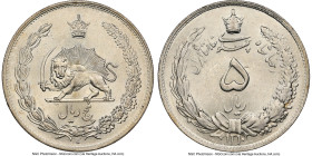 Trio of Certified Reza Shah 5 Rials MS62 NGC, 1) 5 Rials SH 1310 (1931) 2) 5 Rials SH 1311 (1932) 3) 5 Rials SH 1312 (1933) KM1131. From the L. Willia...