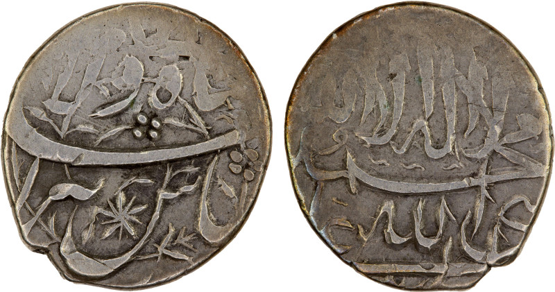 SAFAVID: 'Abbas I, 1588-1629, AR shahi (1.81g), Herat, ND, A-2636.2, type D, ext...