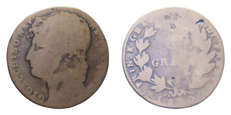 NAPOLI GIOACCHINO MURAT (1808-1815) 3 GRANA 1810 CU. 14,53 GR. MB