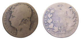 NAPOLI GIOACCHINO MURAT (1808-1815) 3 GRANA 1810 CU. 14,53 GR. MB