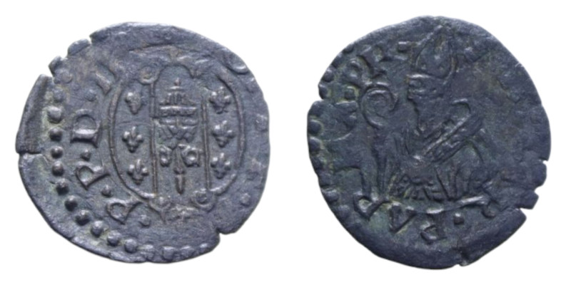 PARMA OTTAVIO FARNESE (1547-1586) QUATTRINO MI. 0,57 GR. qSPL