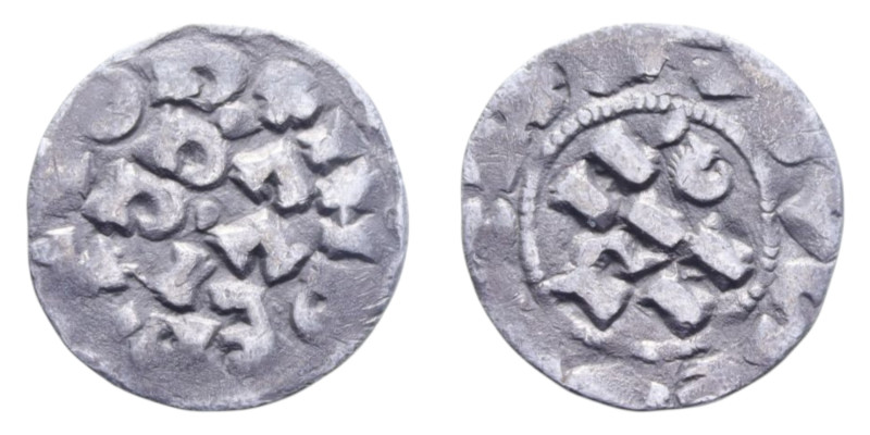 PAVIA ENRICO IV DI FRENCONIA (1106-1125) DENARO AG. 1,10 GR. BB