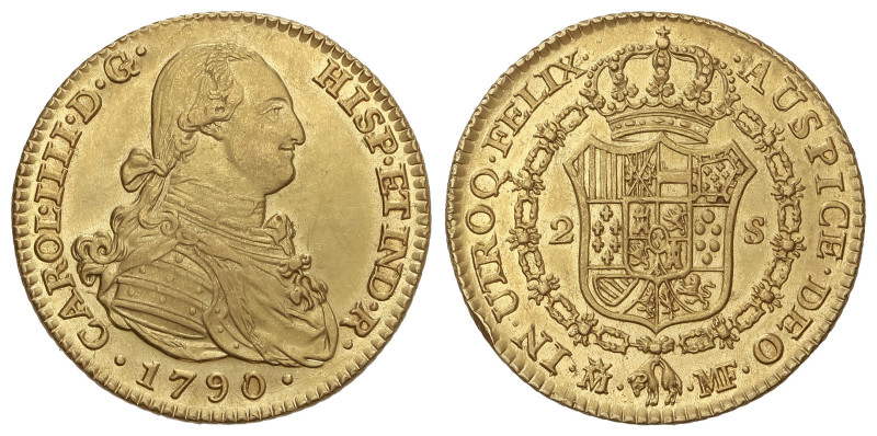 SPANISH MONARCHY: CHARLES IV

2 Escudos. 1790. MADRID. M.F. 6,79 grs. (Levísim...
