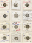 ROMAN COINS: ROMAN REPUBLIC

Lote 14 monedas Denario. AR. Todas diferentes. Un denario forrado y uno con perforación. IMPRESCINDIBLE EXAMINAR. BC a ...