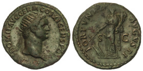 ROMAN COINS: ROMAN EMPIRE

Dupondio. 81-96 d.C. DOMICIANO. Anv.: (IMP. CA)ES. DOMIT. AVG. GERM. COS. XI CENS. POT. P. P. Cabeza laureada a derecha. ...