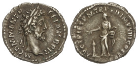 ROMAN COINS: ROMAN EMPIRE

Denario. 186-187 d.C. CÓMODO. Anv.: M. COMM. ANT. P. FEL. AVG. BRIT. Cabeza laureada a derecha. Rev.: AVCT. PIET. P. M. T...
