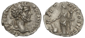 ROMAN COINS: ROMAN EMPIRE

Denario. 196 d.C. SEPTIMIO SEVERO. Anv.: L. SEPT. SEV. PER.T AVG IMP. VII. Busto laureado a derecha. Rev.: P. M. TR. P. I...