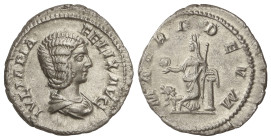 ROMAN COINS: ROMAN EMPIRE

Denario. 217 d.C. JULIA DOMNA. Anv.: IVLIA PIA FELIX AVG. Busto drapeado a derecha. Rev.: MATRI DEVM. Cibeles en pie apoy...