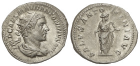 ROMAN COINS: ROMAN EMPIRE

Antoniniano. 218-222 d.C. HELIOGÁBALO. Anv.: IMP. CAES. M. AVR ANTONINVS AVG. Busto radiado a derecha. Rev.: SALVS ANTONI...