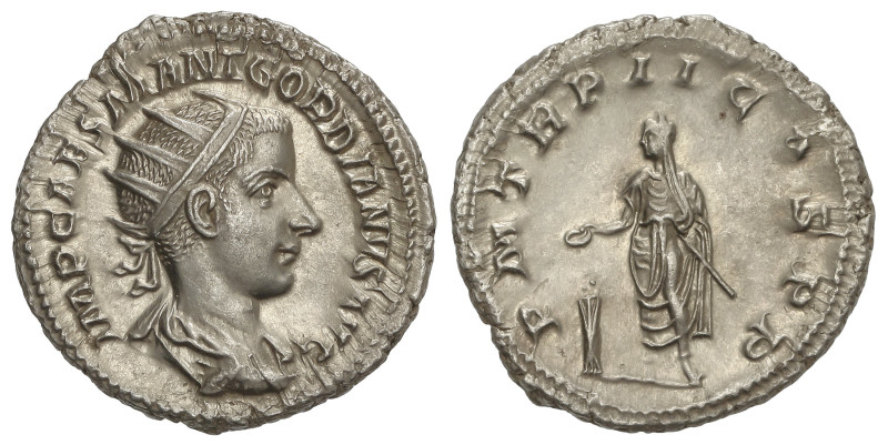 ROMAN COINS: ROMAN EMPIRE

Antoniniano. 238-240 d.C. GORDIANO III. Rev.: P. M....