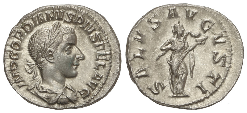 ROMAN COINS: ROMAN EMPIRE

Denario. 240-244 d.C. GORDIANO III. Anv.: IMP. GORD...