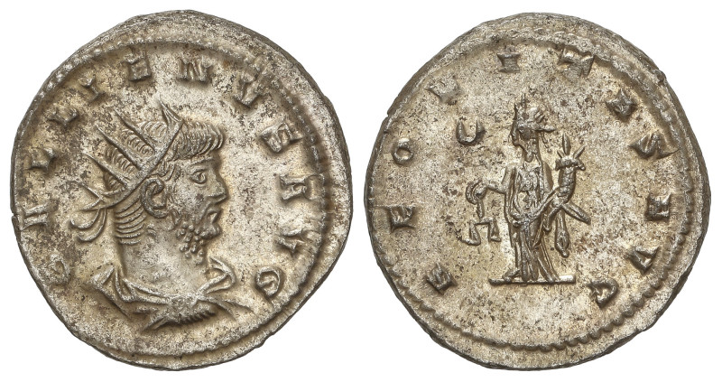 ROMAN COINS: ROMAN EMPIRE

Antoniniano. 261 d.C. GALIENO. Anv.: GALLIENVS AVG....