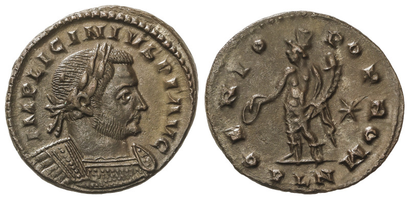 ROMAN COINS: ROMAN EMPIRE

Follis. 308-324 d.C. LICINIO. LUGDUNUM. Rev.: GENIO...