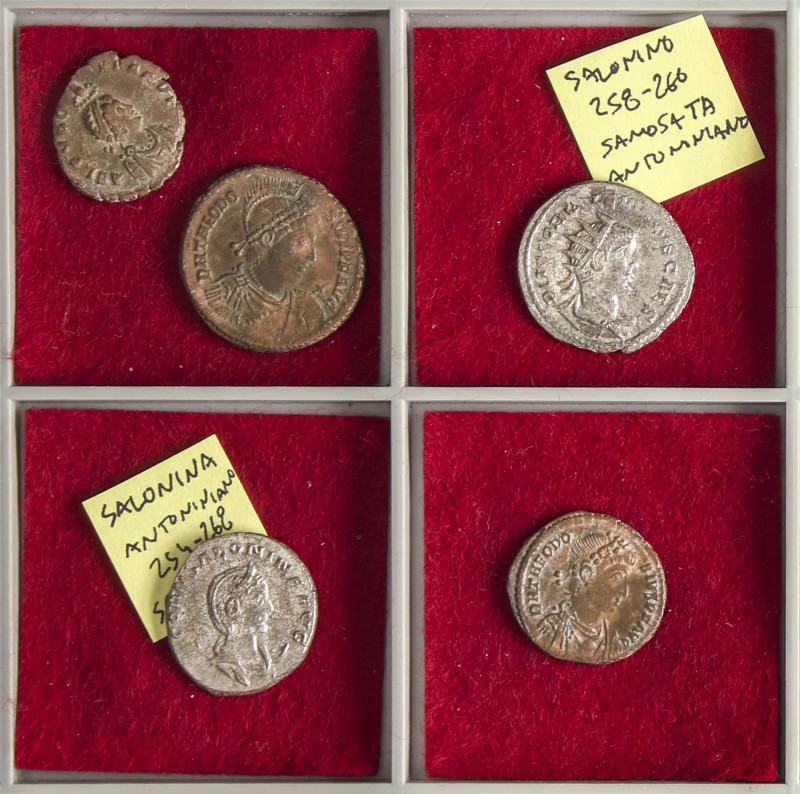 ROMAN COINS: ROMAN EMPIRE LOTS

Lote 5 monedas Antoniniano y Follis. SALONINO,...