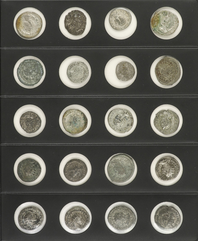 ROMAN COINS: ROMAN EMPIRE

Lote 87 monedas Antoninianos y Denarios. Ve, AR. Pe...