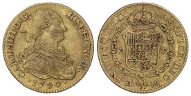 SPANISH MONARCHY: CHARLES IV

2 Escudos. 1790. MADRID. M.F. 6,72 grs. AC-1275. MBC.