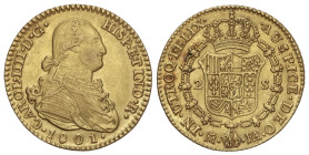SPANISH MONARCHY: CHARLES IV

2 Escudos. 1801. MADRID. F.A. 6,82 grs. AC-1302. MBC+.