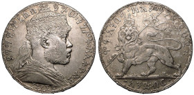 Ethiopia Menelik II 1895 (1903) A Silver Birr