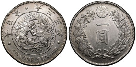 Japan Taishō 3 (1914) Silver 1 Yen