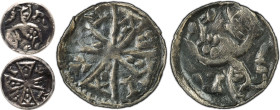 Belgium: Duchy of Brabant Henry III 1235-1248 Silver Denier PCGS Genuine - XF Details (92 - Cleaned)