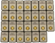 United States Federal Republic 2007-2015 x27 Proof Dollars (Presidential $1 Coin Program) NGC PF 69-70 ULTRA CAMEO