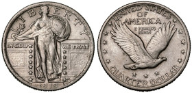 United States Federal Republic 1919 Silver Quarter Dollar